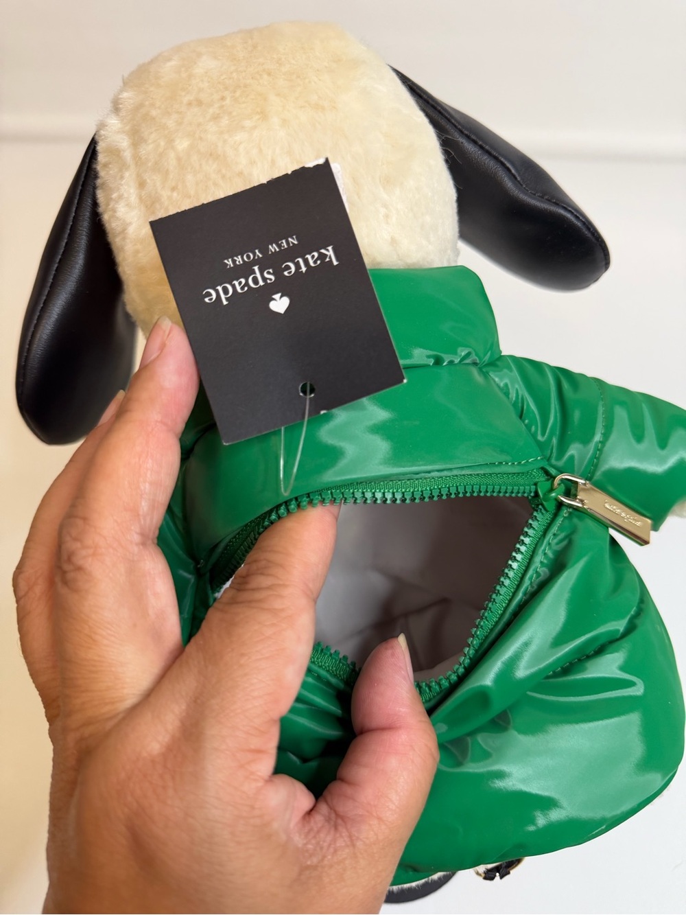 Kate Spade Peanuts X KSNY Snoopy 3D Dog Crossbody - Picture 8 of 14